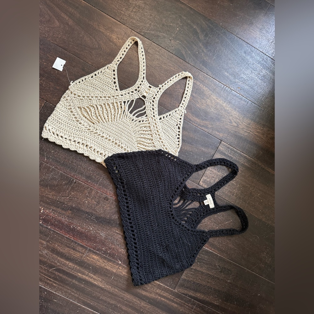 Set of 2 Crochet Tops